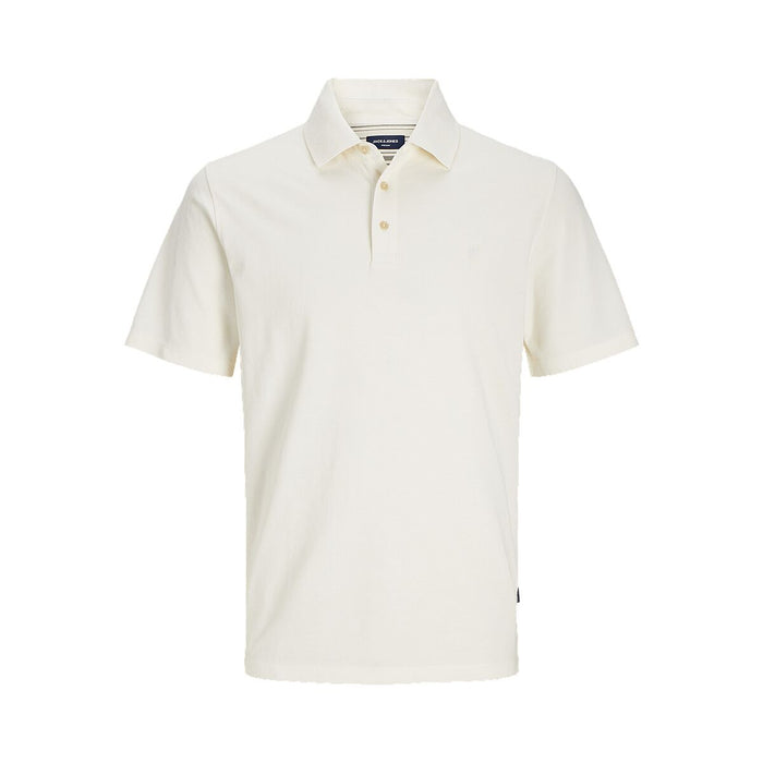 Tricou Polo cu Mânecă Scurtă Bărbați Jack & Jones JPRBLUWILLIAM  12257315  Alb