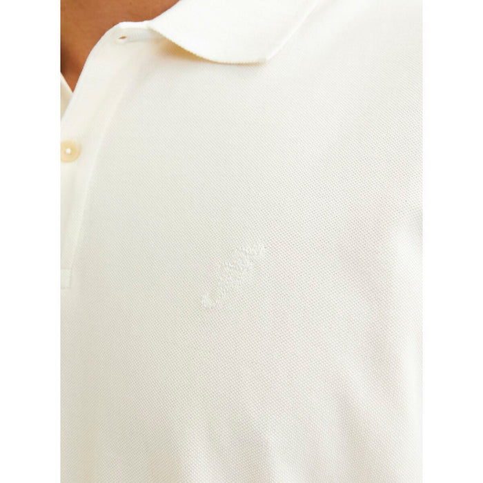 Tricou Polo cu Mânecă Scurtă Bărbați Jack & Jones JPRBLUWILLIAM  12257315  Alb