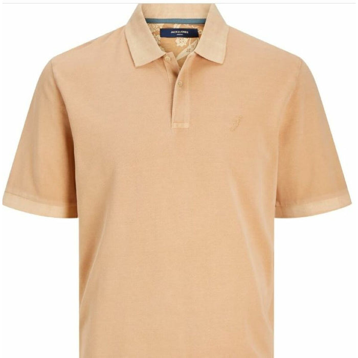 Tricou Polo cu Mânecă Scurtă Bărbați Jack & Jones JPRBLUWILLIAM  12257315  Bej