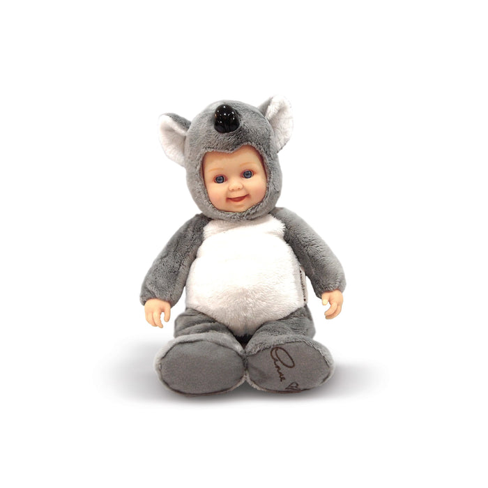 Jucărie Anne Geddes, Pui de Koala, 23 cm, gri/alb
