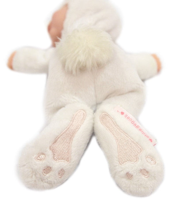 Păpușă Anne Geddes Baby Bunny, pui de iepuraș, 23 cm, 18+ luni
