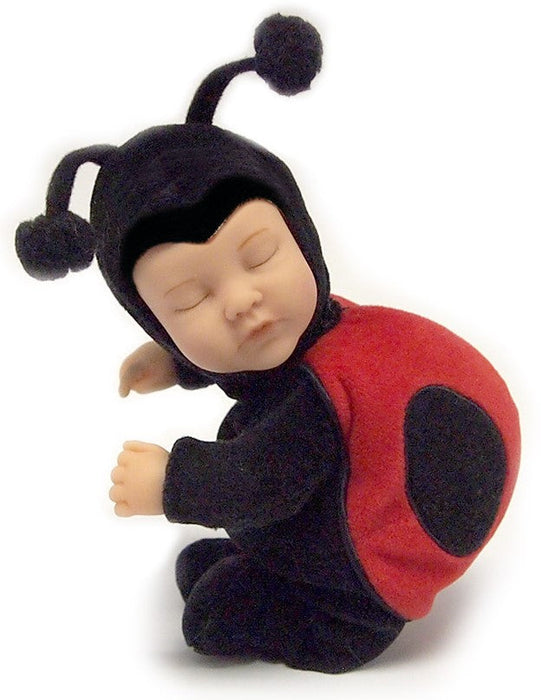 Păpușă Anne Geddes, Baby Ladybug, 23 cm, 18+ luni