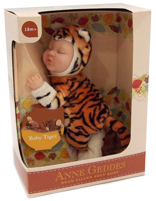 Jucărie de pluș Anne Geddes, Pui de tigru, 23 cm, 18+ luni