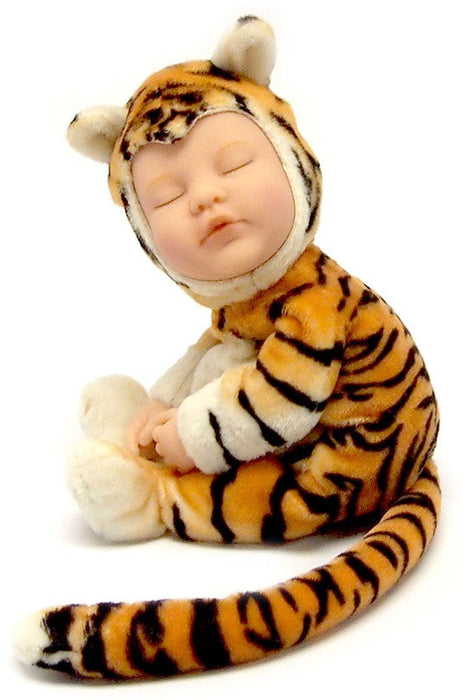Jucărie de pluș Anne Geddes, Pui de tigru, 23 cm, 18+ luni