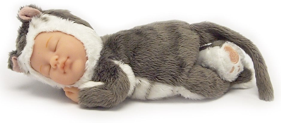 Păpușă Anne Geddes Baby Kitten, 23 cm, 18+ luni
