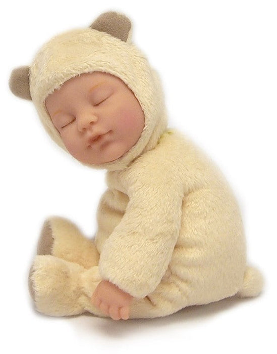 Păpușă Anne Geddes Baby Bear, pui de ursuleț, 23 cm, 18+ luni