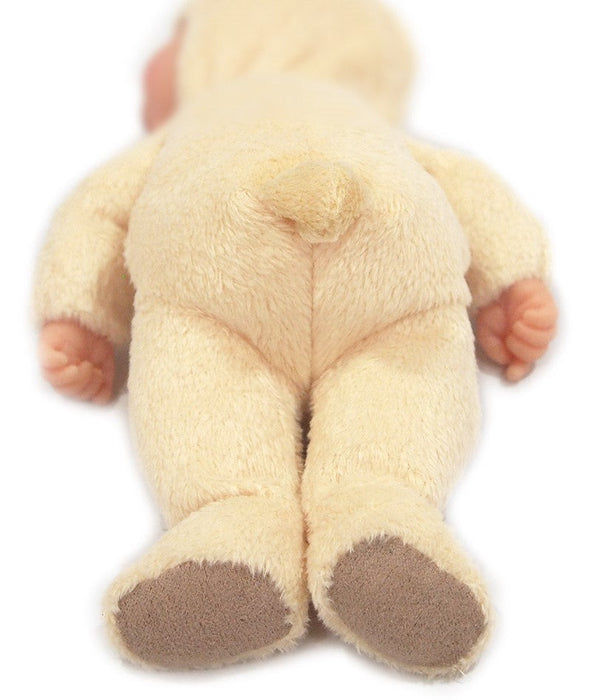 Păpușă Anne Geddes Baby Bear, pui de ursuleț, 23 cm, 18+ luni