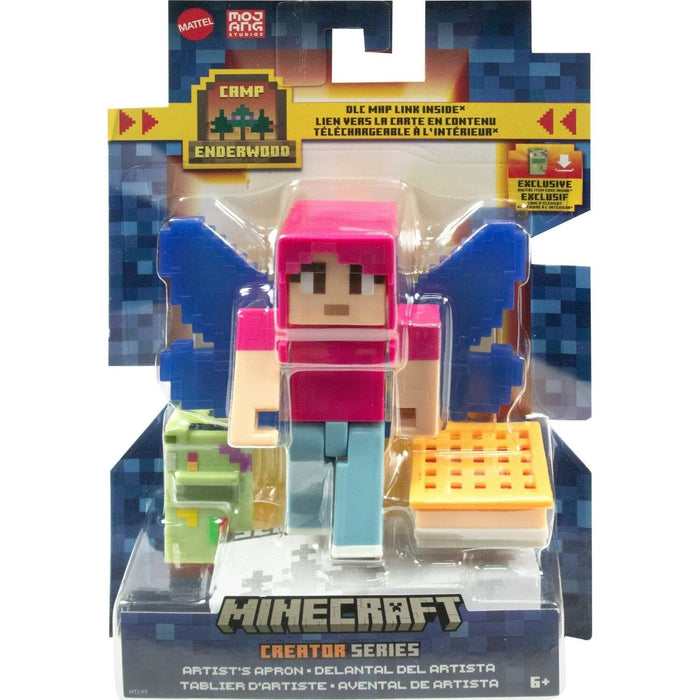 Figurină Mattel Minecraft Creator Series, Artist’s Apron, 6+ ani