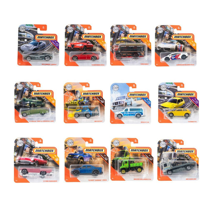 Mașinuță metalică Mattel Matchbox, diverse modele, 3+ ani