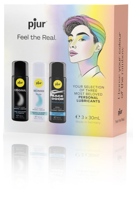 Set lubrifianți, pjur Pride Box, 3 x 30 ml