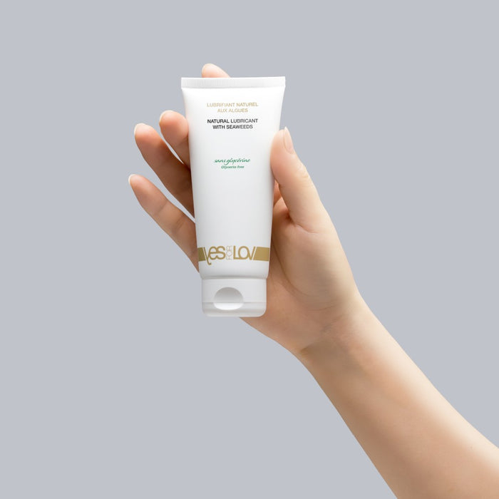 Lubrifiant intim pe bază de apă, YESforLOV, cu alge marine, fără glicerină, 100 ml