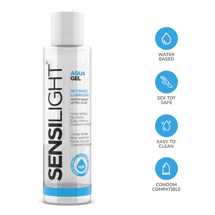 Lubrifiant pe bază de apă, IntimateLine, Sensilight Aquagel, 150 ml