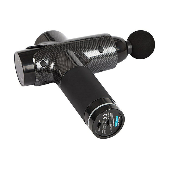 Pistol de masaj pentru relaxare și recuperare musculară Blow Wave 5000 Negru Gri 200 W 2200 mAh