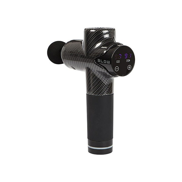 Pistol de masaj pentru relaxare și recuperare musculară Blow Wave 5000 Negru Gri 200 W 2200 mAh