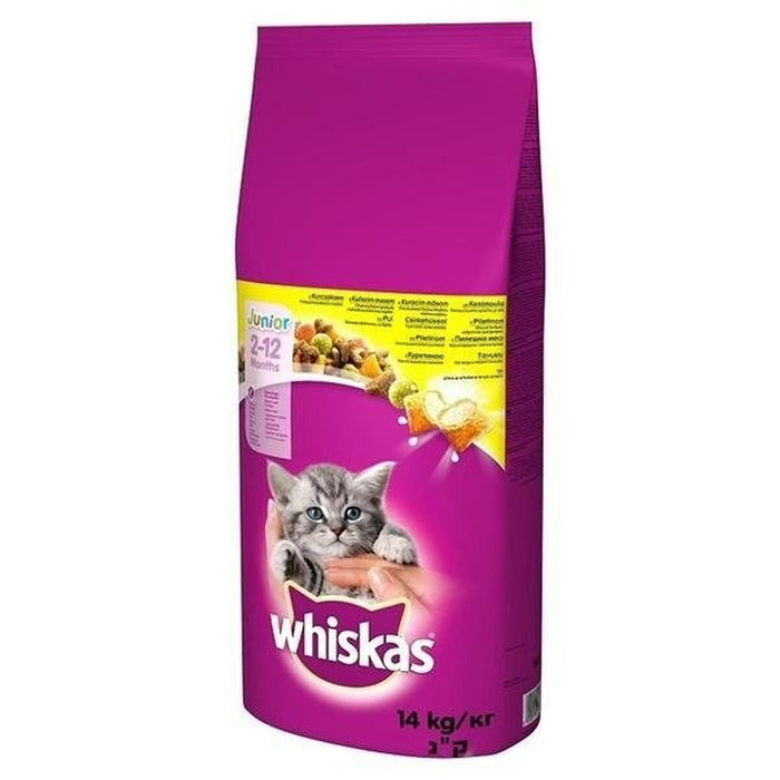 Mâncare pentru pisici Whiskas Junior Pui 14 Kg