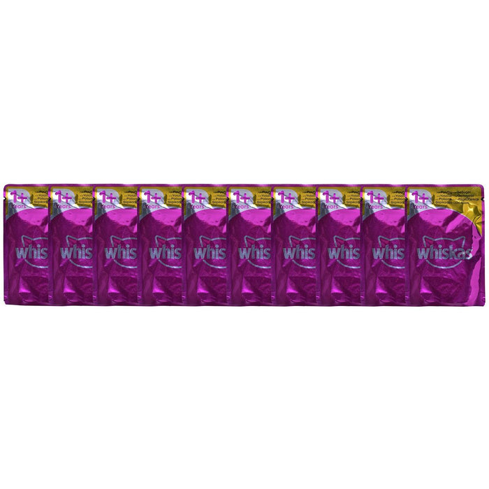 Mâncare pentru pisici Whiskas Pure Delight Pui Curcan Rață Păsări 40 x 85 g