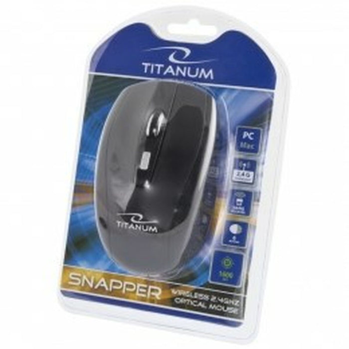 Mouse Fără Fir Titanum TM105K SNAPPER Negru