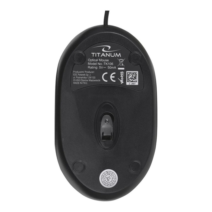 Tastatură și Mouse Titanum TK106 Alb Negru