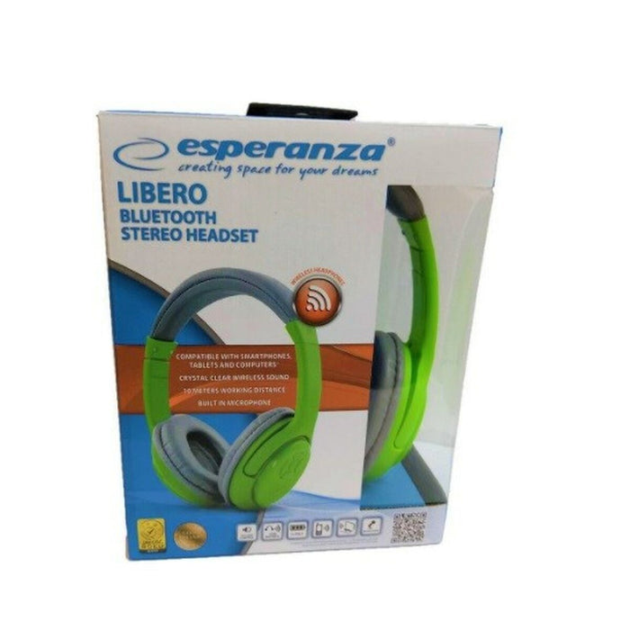 Căști Esperanza Libero Verde Gri
