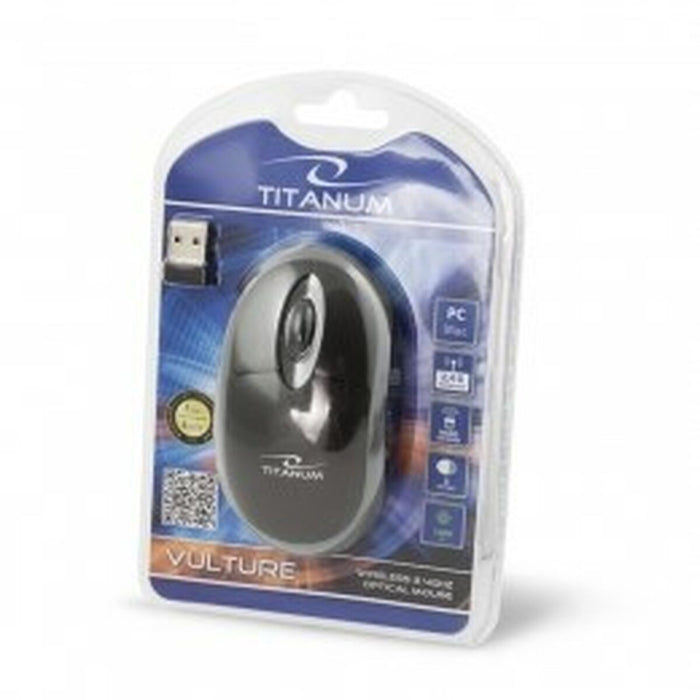 Mouse Fără Fir Titanum TM116E Negru/Gri