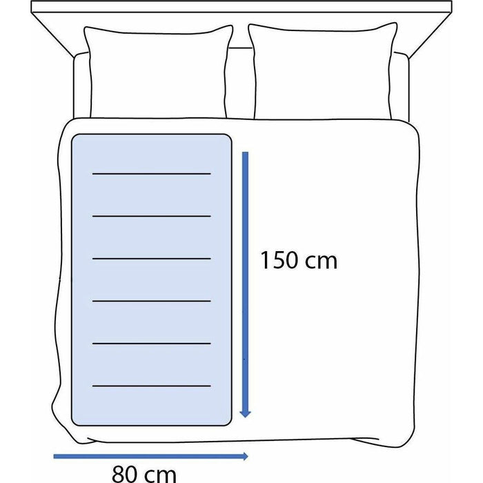 Pătură Electrică Esperanza EHB001 80 x 150 cm Albastru Alb