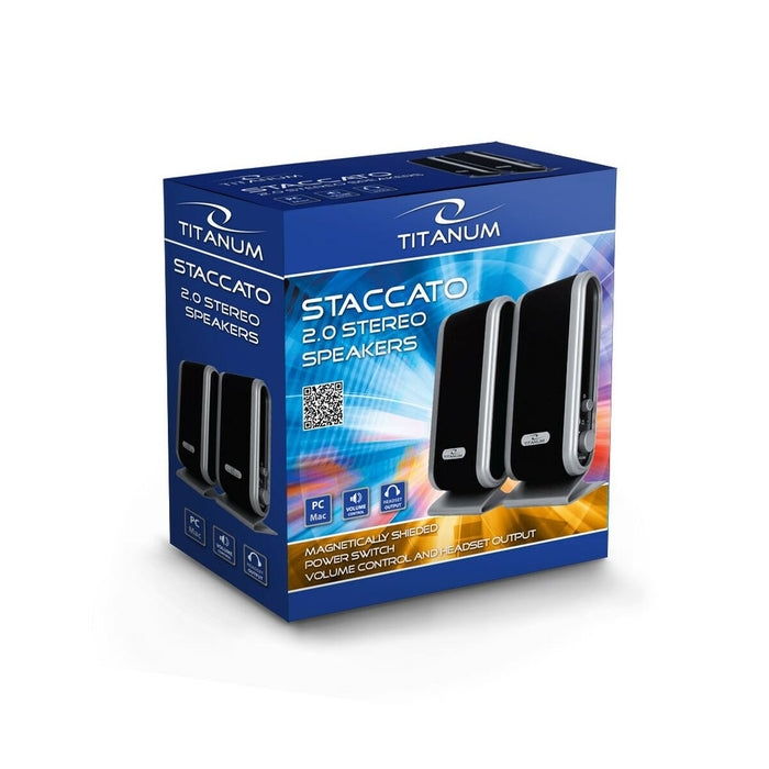 Difuzoare PC Titanum TP102 Negru