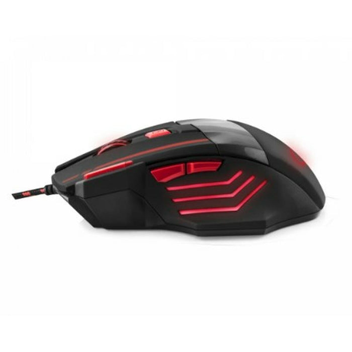 Mouse Optic Esperanza EGM201R Negru/Roșu