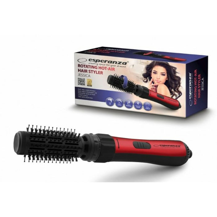 Perie Esperanza EBL008 Negru Roșu Negru/Roșu 1 Piese