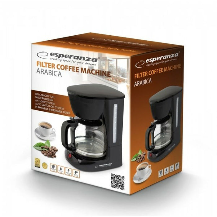 Aparat de cafea superautomat Esperanza EKC005 Negru 950 W 1,8 L