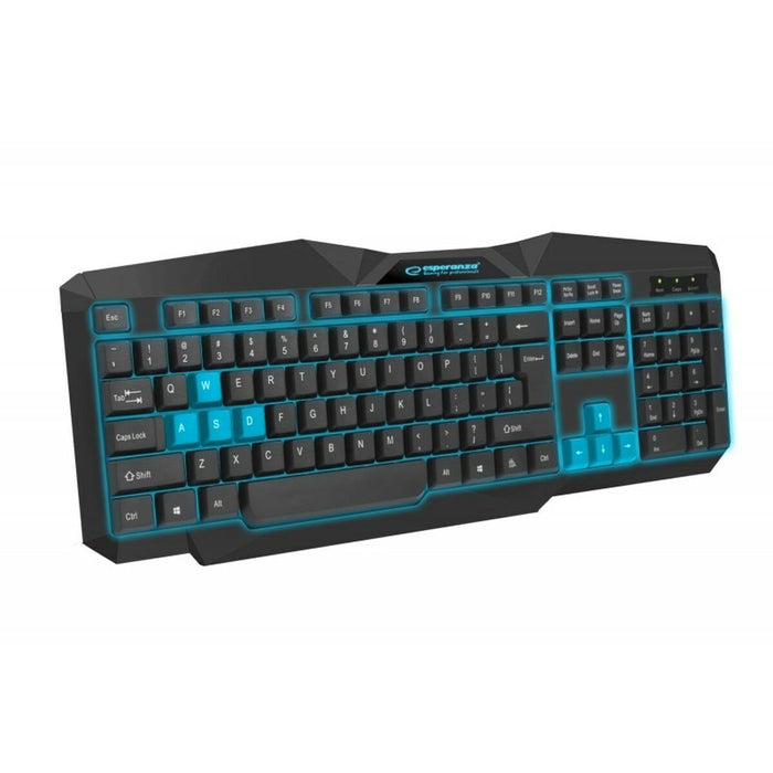 Tastatură Esperanza EGK201B Negru Multicolor