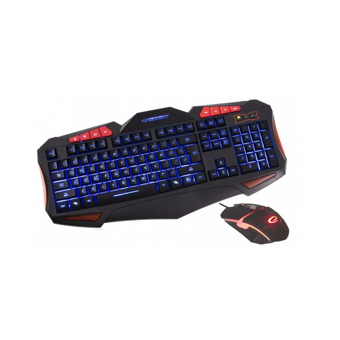 Tastatură și Mouse Esperanza EGK3000 Negru
