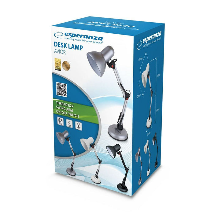 Lampă de birou Esperanza ELD112W Alb Negru Plastic 12 W