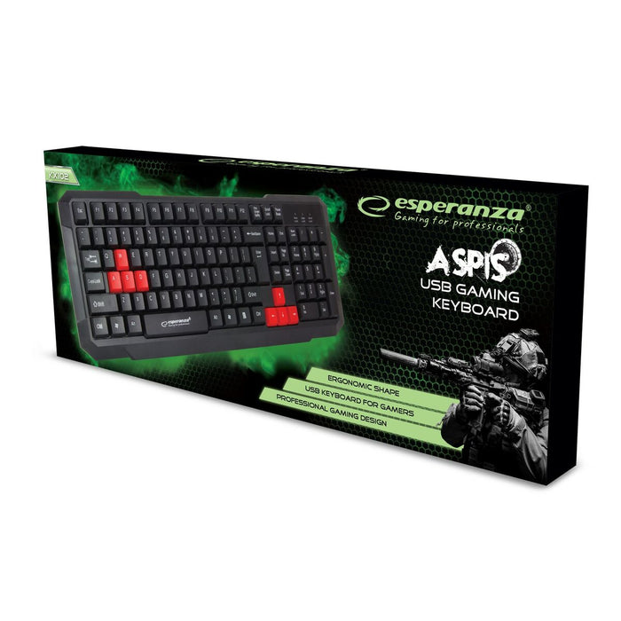 Tastatură Esperanza EGK102R Negru