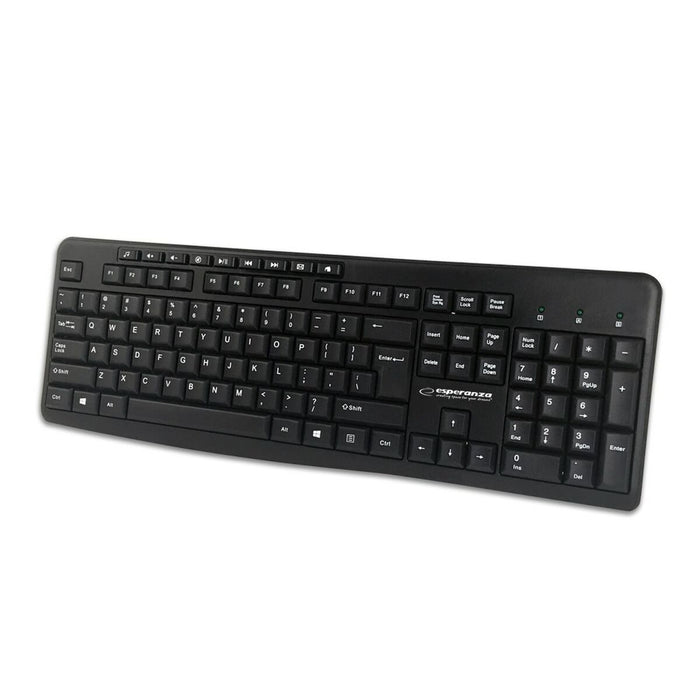 Tastatură și Mouse Esperanza EK137 Qwerty US Alb