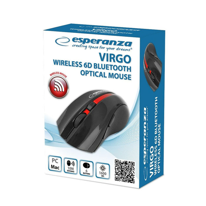 Mouse Esperanza EM129R Negru Roșu