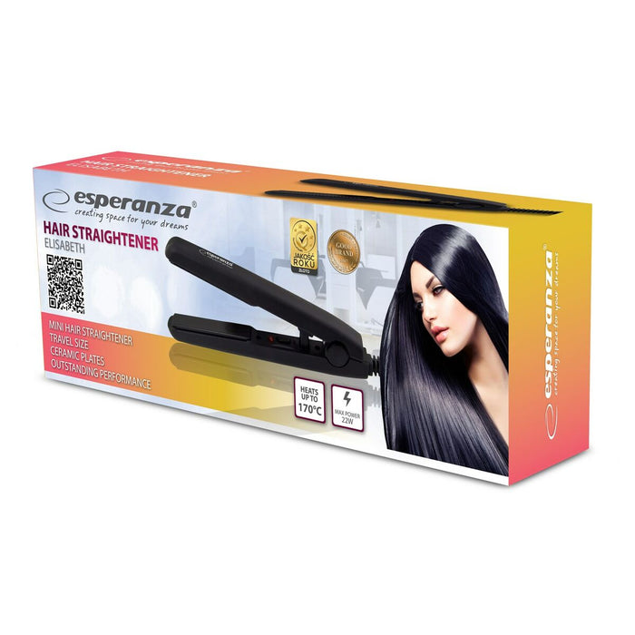 Placă de Păr Esperanza EBP008 Negru 22 W