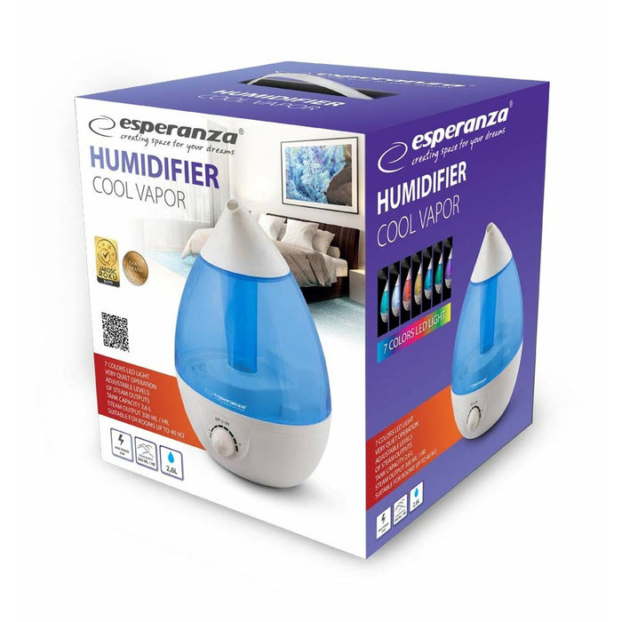 Umidificator Esperanza EHA005 Alb 2,6 L (25 W) (40 m²)