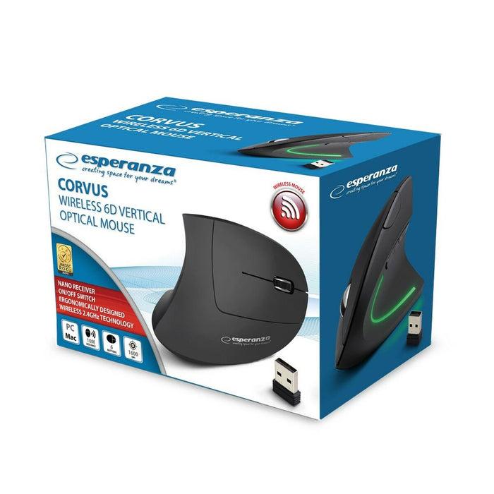 Mouse Esperanza EM133 Negru 1600 dpi
