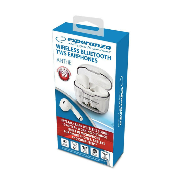 Căști in Ear Bluetooth Esperanza EH237W Alb