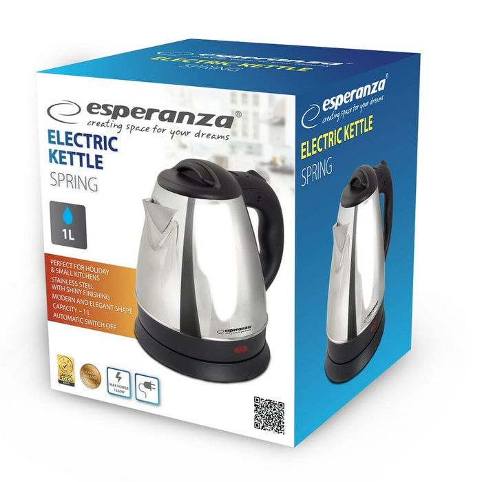 Fierbător Esperanza EKK116X Oțel inoxidabil Plastic 1350 W 1 L