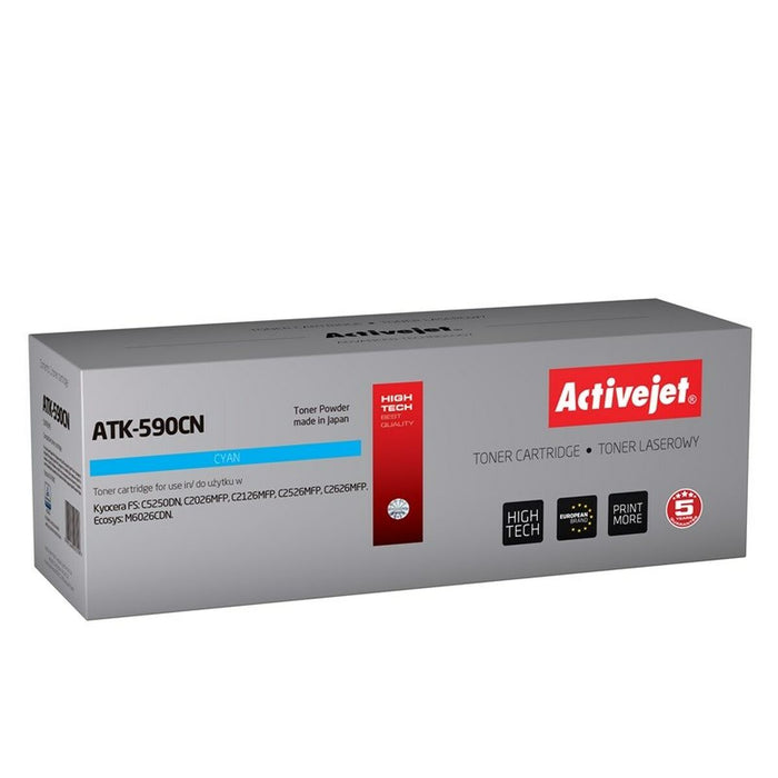 Toner Compatibil Activejet ATK-590CN Cyan