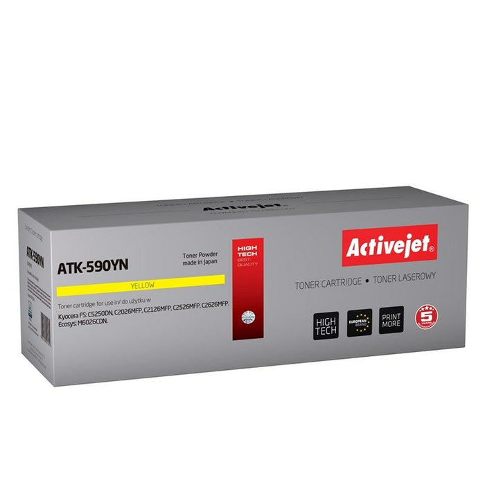 Toner Compatibil Activejet ATK-590YN Galben