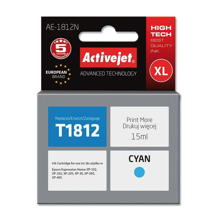 Cartuș Compatibil Activejet AE-1812N Cyan