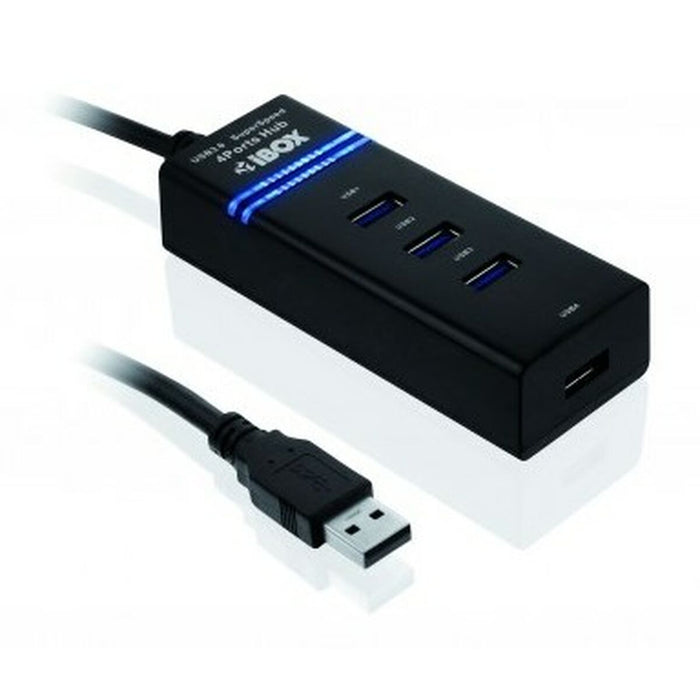 Hub USB Ibox IUH3FB Negru