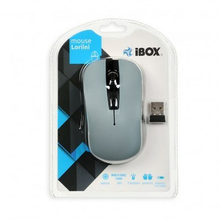 Mouse Fără Fir Ibox LORIINI Negru/Gri