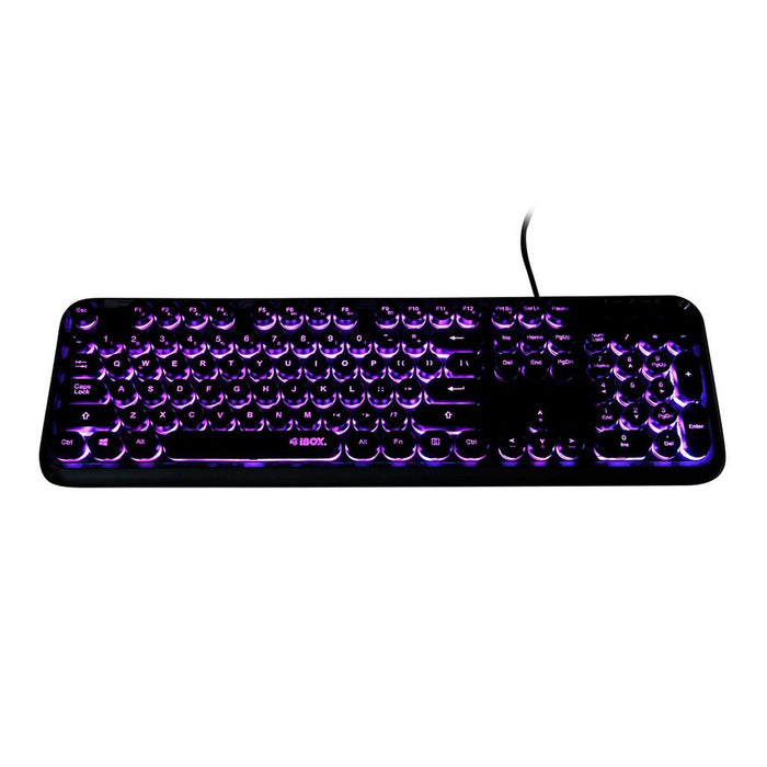Tastatură Ibox IKS620 Negru Engleză QWERTY