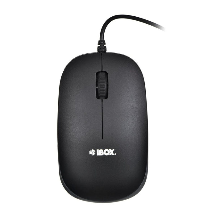 Tastatură și Mouse Ibox IKMS606 Qwerty US Negru QWERTY