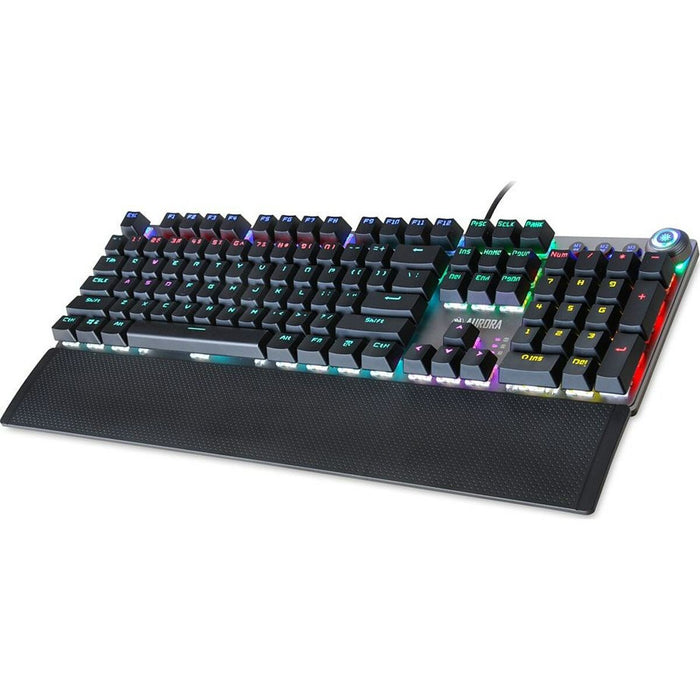 Tastatură Ibox AURORA K-3 Negru/Argintiu Argintiu QWERTY