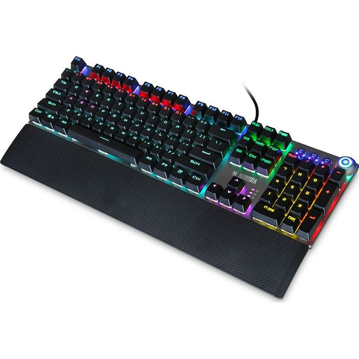 Tastatură Ibox AURORA K-3 Negru/Argintiu Argintiu QWERTY