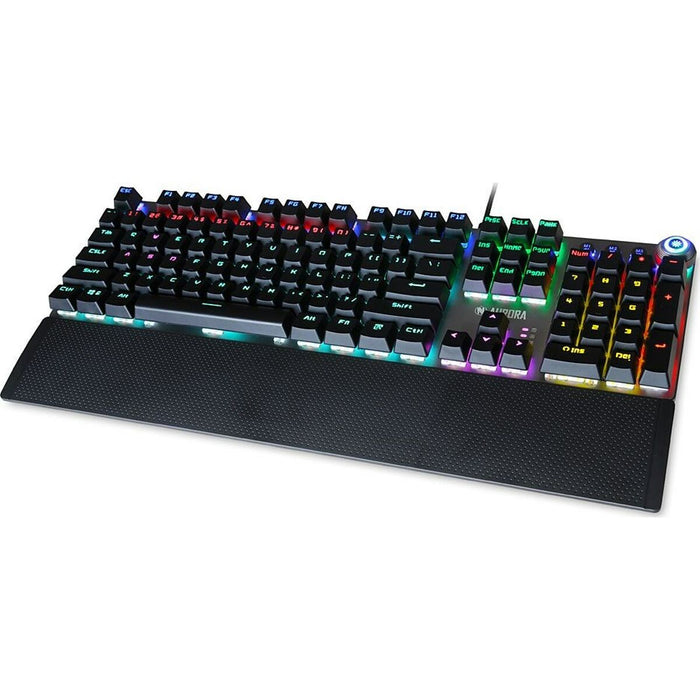 Tastatură Ibox AURORA K-3 Negru/Argintiu Argintiu QWERTY